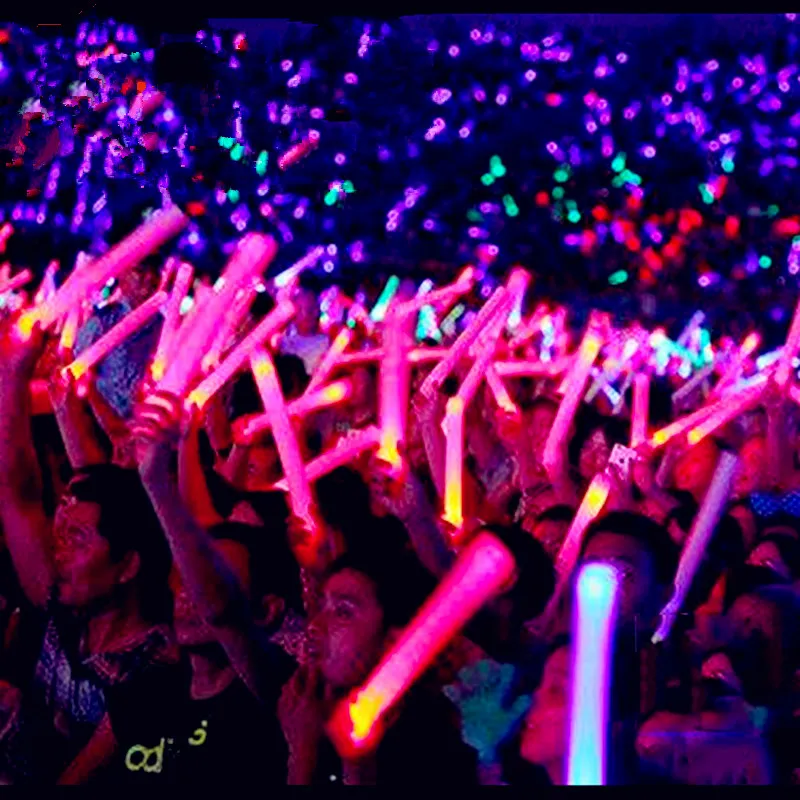 Light Up Foam Sticks Party Concert Decor LED Soft Batons Rally Rave Glowing  Wands Color Changing Flash Torch Festivals Luminous Stick From  Jackylucy000, $0.73
